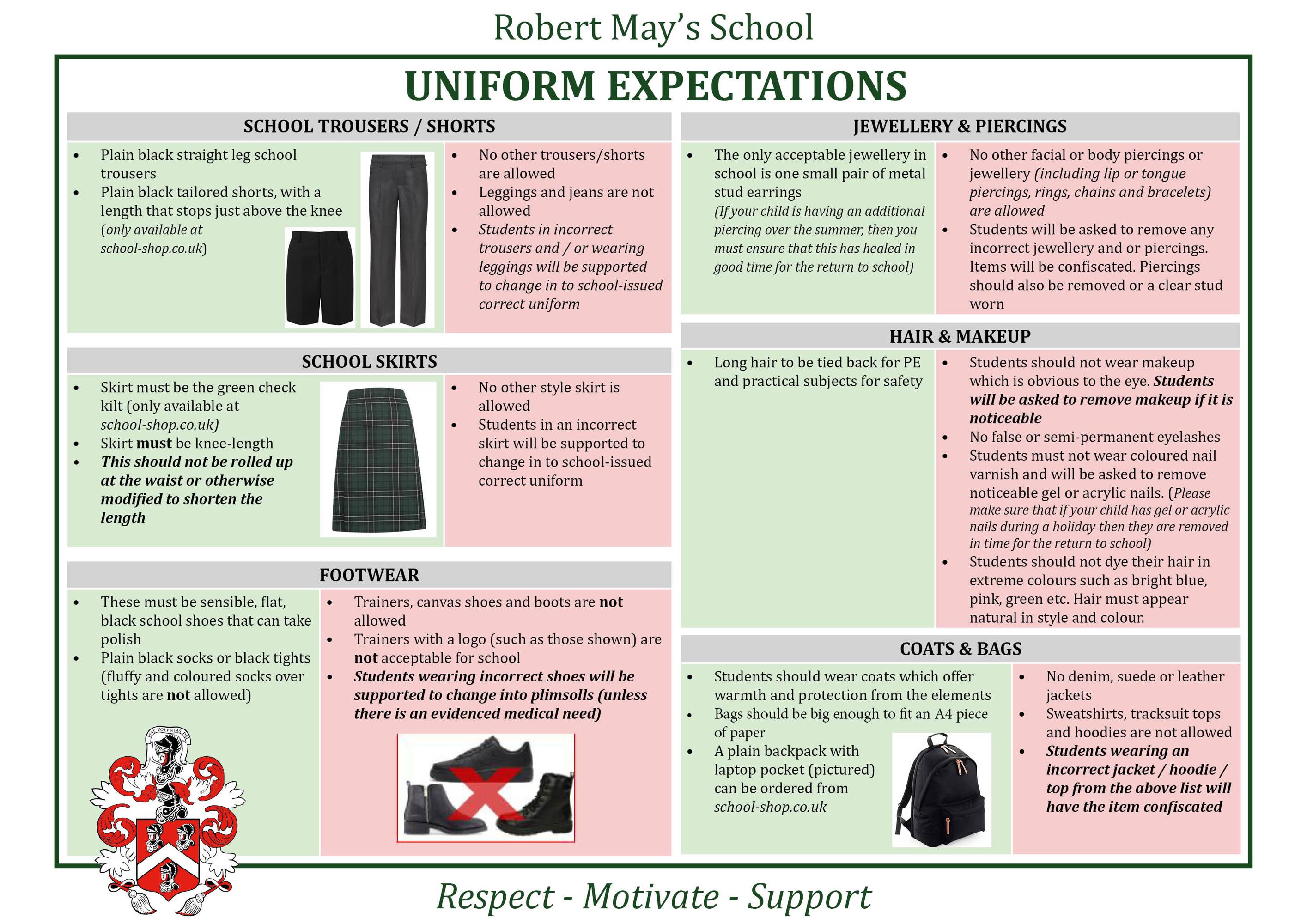 Uniform Expectations 2025 26
